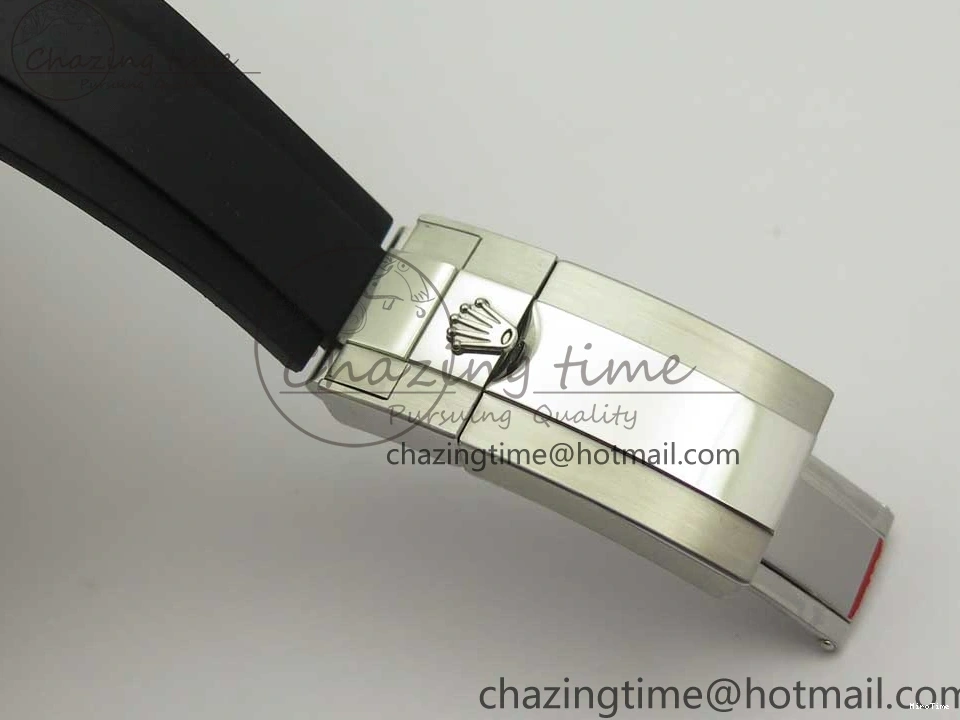 MiroTime 0119 Daytona 116519 Noob 1:1 Best Edition 904L SS Case Blue Dial on Black Rubber Strap SA4130 (Free Extra Strap) Compact 3290